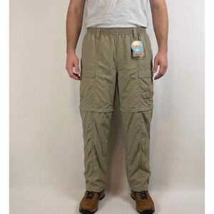 Columbia PFG Aruba II Convertible Cargo Pants Mens XXL Sage Green FM8049-365 NEW